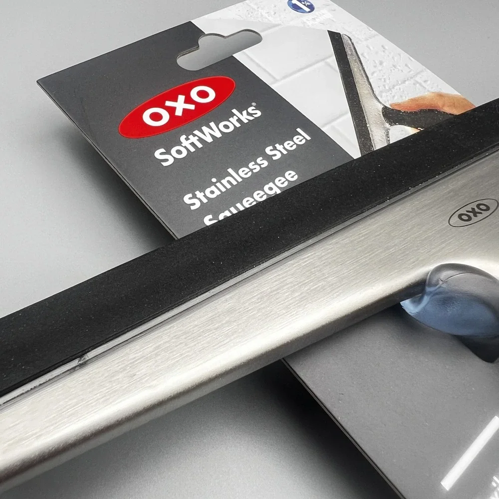 OXO SoftWorks Stainless Steel Squeegee with Suction Cup Holder 22226300